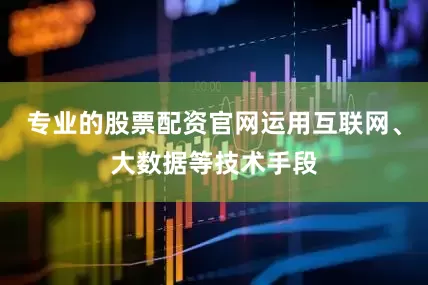 专业的股票配资官网运用互联网、大数据等技术手段